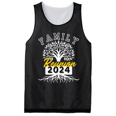 Family Reunion 2024 Attend Meeting Group Vintage Mesh Reversible Basketball Jersey Tank