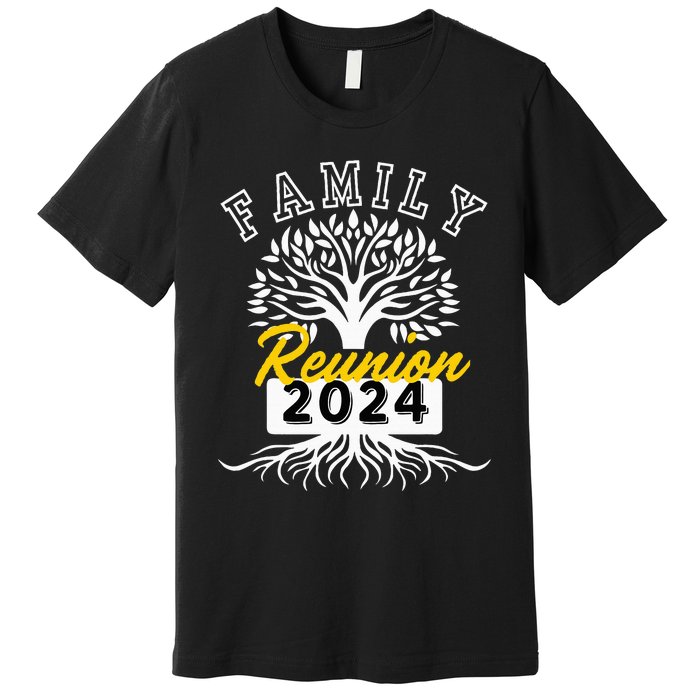 Family Reunion 2024 Attend Meeting Group Vintage Premium T-Shirt