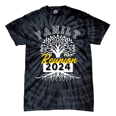 Family Reunion 2024 Attend Meeting Group Vintage Tie-Dye T-Shirt