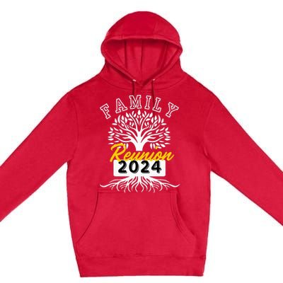 Family Reunion 2024 Attend Meeting Group Vintage Premium Pullover Hoodie