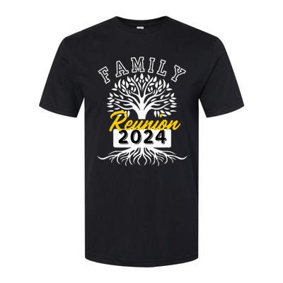 Family Reunion 2024 Attend Meeting Group Vintage Softstyle CVC T-Shirt