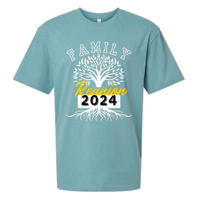 Family Reunion 2024 Attend Meeting Group Vintage Sueded Cloud Jersey T-Shirt