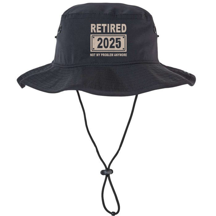 Funny Retired 2025 Not My Problem Anymore Bucket Hat