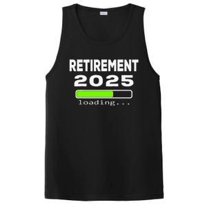 Funny Retirement 2025 Loading Retired Countdown PosiCharge Competitor Tank