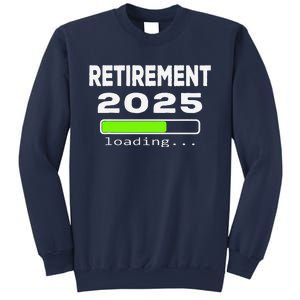 Funny Retirement 2025 Loading Retired Countdown Sweatshirt