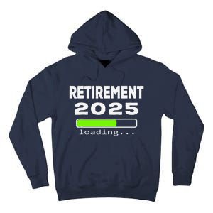 Funny Retirement 2025 Loading Retired Countdown Tall Hoodie