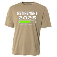 Funny Retirement 2025 Loading Retired Countdown Cooling Performance Crew T-Shirt