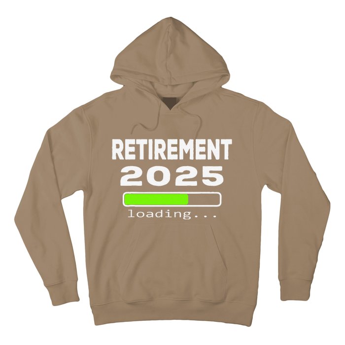 Funny Retirement 2025 Loading Retired Countdown Hoodie