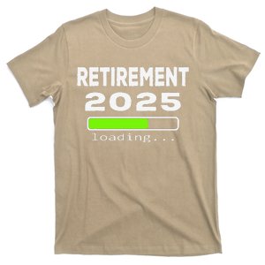 Funny Retirement 2025 Loading Retired Countdown T-Shirt