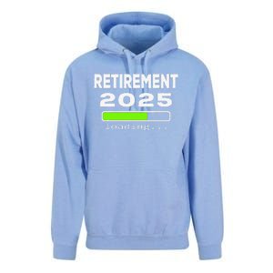 Funny Retirement 2025 Loading Retired Countdown Unisex Surf Hoodie