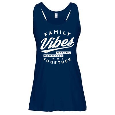 Family reunion 2025 Family Vibes Making Memories matching Ladies Essential Flowy Tank