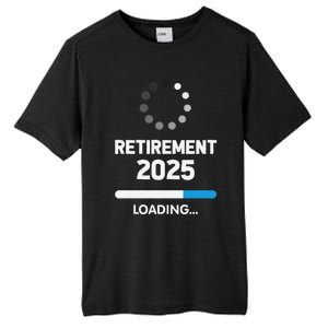 Funny Retirement 2025 Loading Retired Countdown In Progress Tall Fusion ChromaSoft Performance T-Shirt