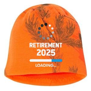 Funny Retirement 2025 Loading Retired Countdown In Progress Kati - Camo Knit Beanie