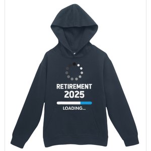 Funny Retirement 2025 Loading Retired Countdown In Progress Urban Pullover Hoodie