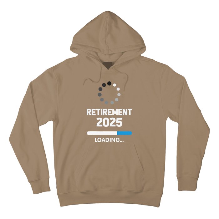 Funny Retirement 2025 Loading Retired Countdown In Progress Hoodie