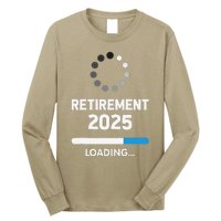 Funny Retirement 2025 Loading Retired Countdown In Progress Long Sleeve Shirt