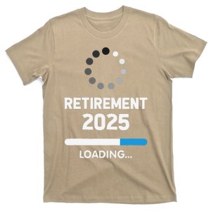 Funny Retirement 2025 Loading Retired Countdown In Progress T-Shirt