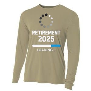 Funny Retirement 2025 Loading Retired Countdown In Progress Cooling Performance Long Sleeve Crew