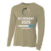 Funny Retirement 2025 Loading Retired Countdown In Progress Cooling Performance Long Sleeve Crew