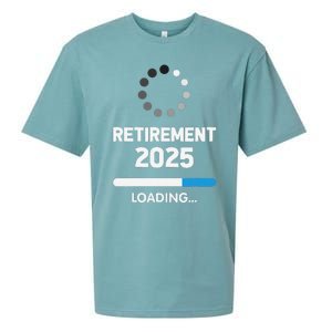 Funny Retirement 2025 Loading Retired Countdown In Progress Sueded Cloud Jersey T-Shirt