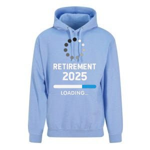 Funny Retirement 2025 Loading Retired Countdown In Progress Unisex Surf Hoodie