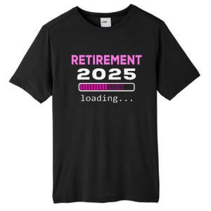 Funny Retirement 2025 Loading Retired Countdown Tall Fusion ChromaSoft Performance T-Shirt