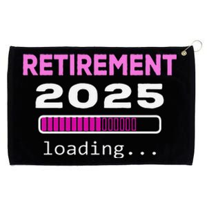 Funny Retirement 2025 Loading Retired Countdown Grommeted Golf Towel