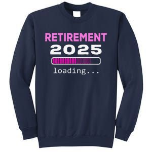 Funny Retirement 2025 Loading Retired Countdown Sweatshirt