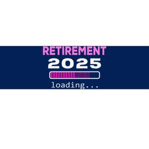 Funny Retirement 2025 Loading Retired Countdown Bumper Sticker