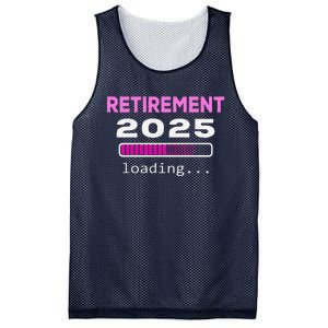 Funny Retirement 2025 Loading Retired Countdown Mesh Reversible Basketball Jersey Tank