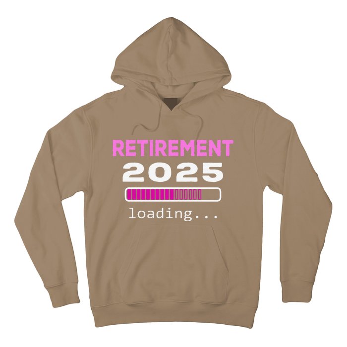 Funny Retirement 2025 Loading Retired Countdown Hoodie