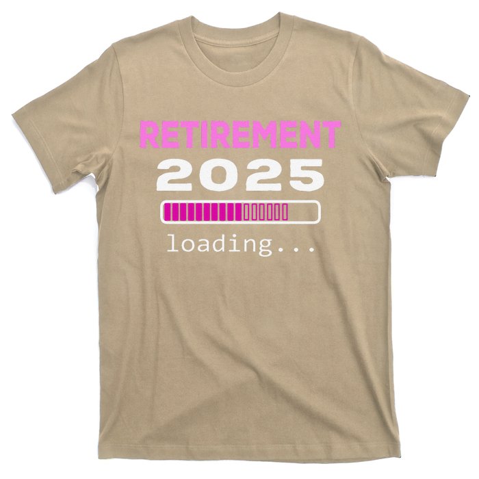 Funny Retirement 2025 Loading Retired Countdown T-Shirt