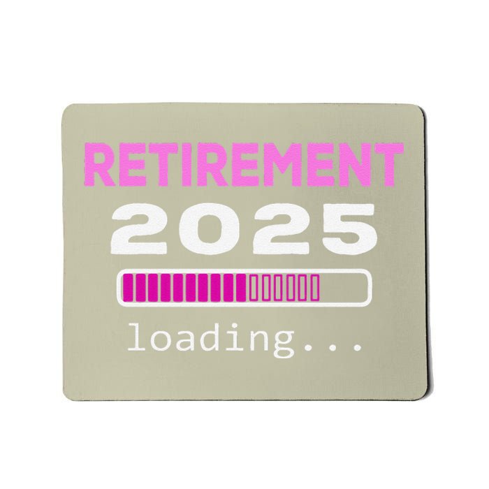 Funny Retirement 2025 Loading Retired Countdown Mousepad