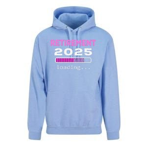 Funny Retirement 2025 Loading Retired Countdown Unisex Surf Hoodie