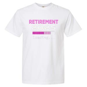 Funny Retirement 2025 Loading Retired Countdown Garment-Dyed Heavyweight T-Shirt