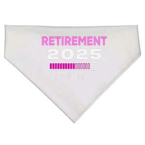 Funny Retirement 2025 Loading Retired Countdown USA-Made Doggie Bandana