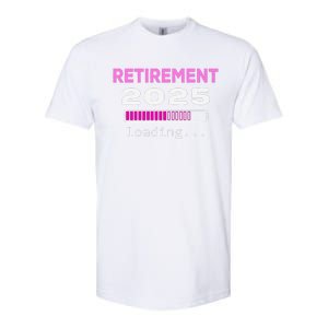 Funny Retirement 2025 Loading Retired Countdown Softstyle CVC T-Shirt