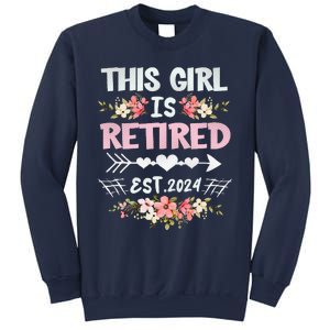 Flower Retired 2025 Not My Problem Anymore Sweatshirt