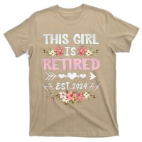 Flower Retired 2025 Not My Problem Anymore T-Shirt