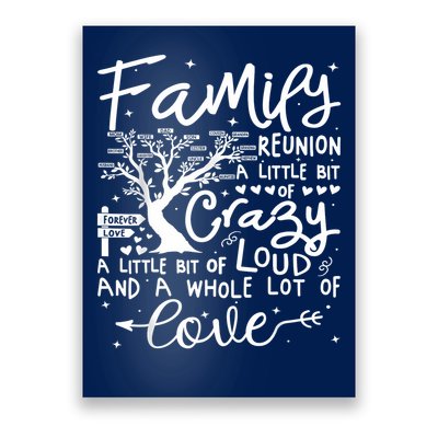 Family Reunion 2025 Family Matching Reunion Party Poster