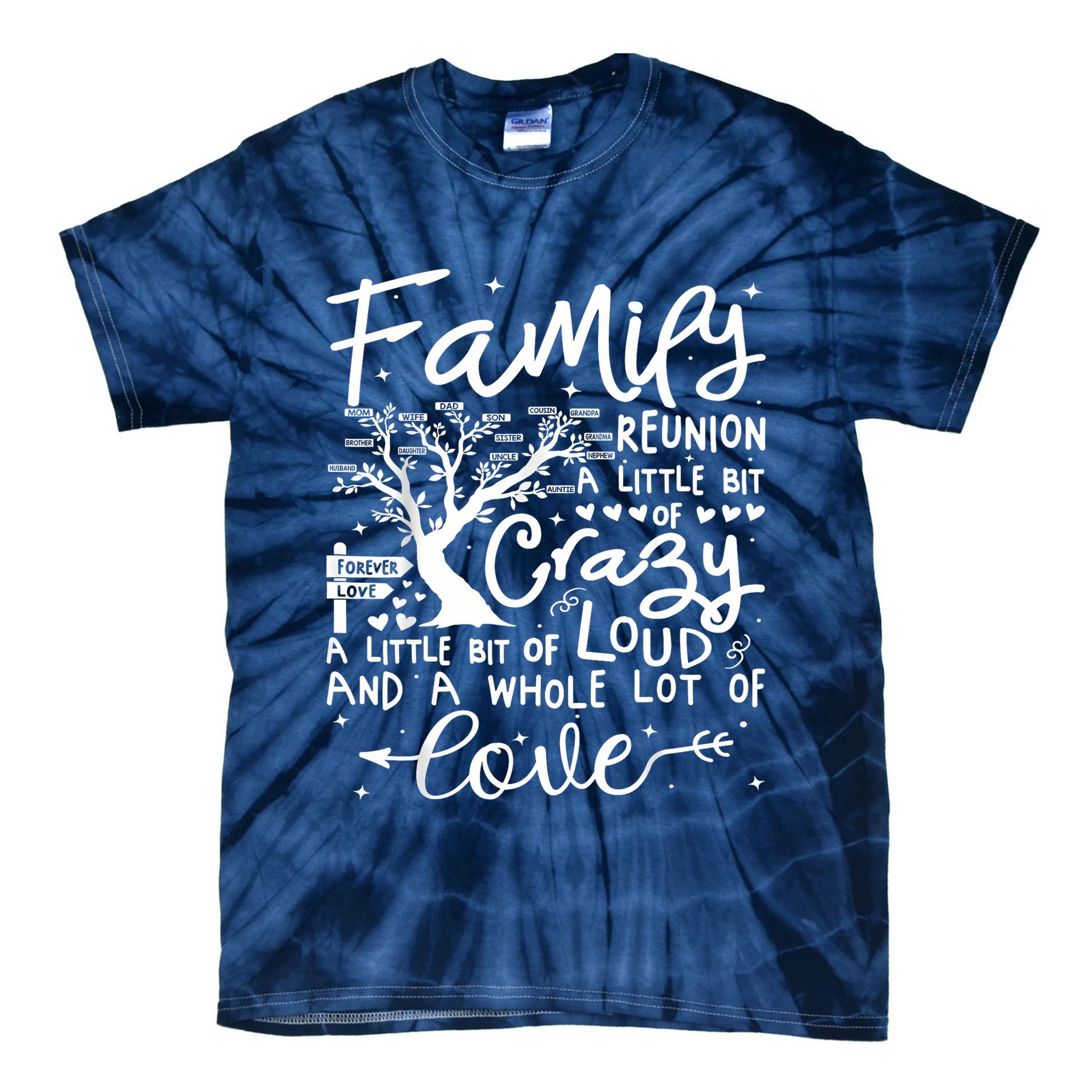 Family Reunion 2025 Family Matching Reunion Party Tie-Dye T-Shirt