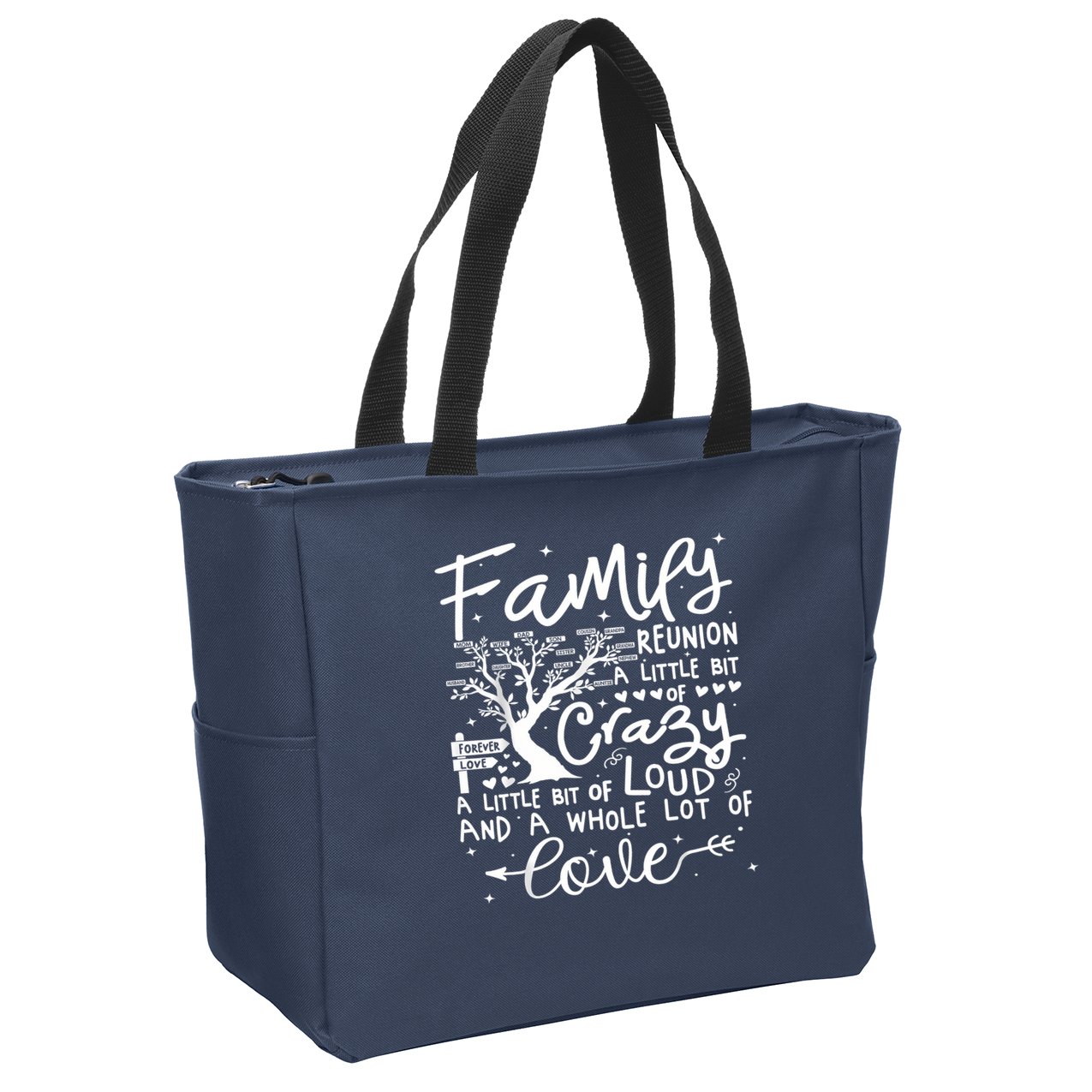 Family Reunion 2025 Family Matching Reunion Party Zip Tote Bag