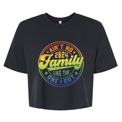 Family Reunion 2024 Family Gathering Bella+Canvas Jersey Crop Tee