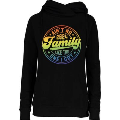 Family Reunion 2024 Family Gathering Womens Funnel Neck Pullover Hood