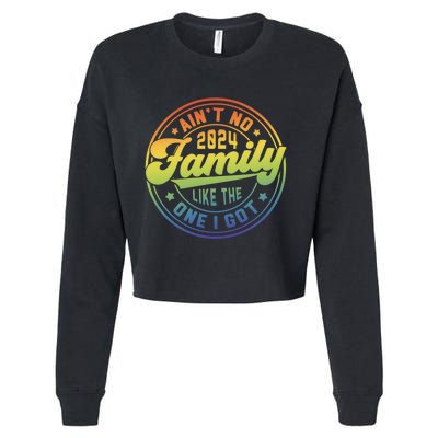 Family Reunion 2024 Family Gathering Cropped Pullover Crew