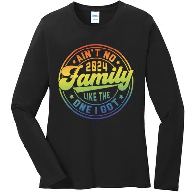 Family Reunion 2024 Family Gathering Ladies Long Sleeve Shirt