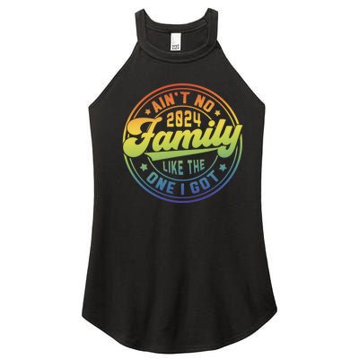 Family Reunion 2024 Family Gathering Women's Perfect Tri Rocker Tank