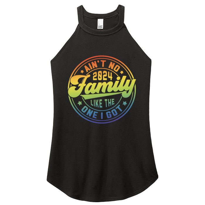 Family Reunion 2024 Family Gathering Women's Perfect Tri Rocker Tank