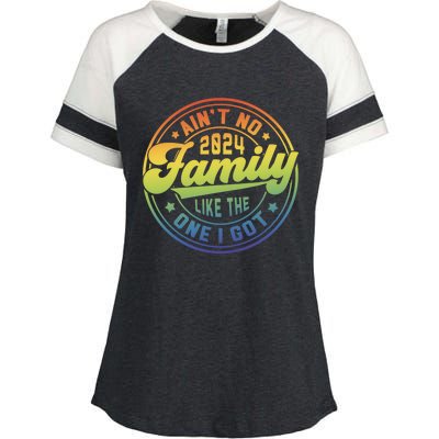 Family Reunion 2024 Family Gathering Enza Ladies Jersey Colorblock Tee