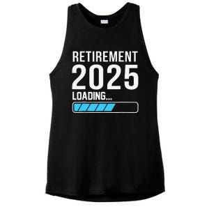 Funny Retirement 2025 Loading Funny Retiring Retired Ladies PosiCharge Tri-Blend Wicking Tank